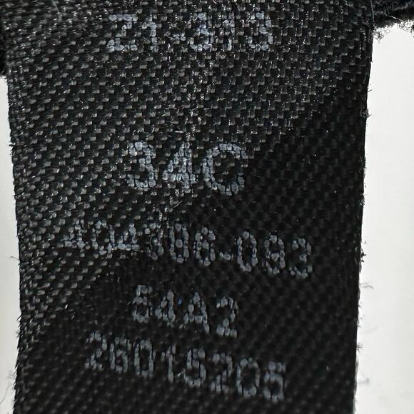 Victoria's Secret Knockout Front-Close Sports Bra Zip Up Padded Black 34C - Picture 8 of 9